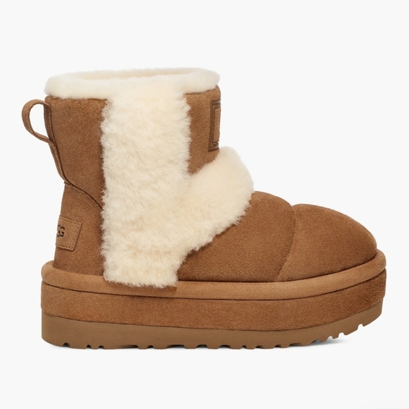 UGG Classic Chillapeak Genuine Shearling Trimmed Boot - Picture 3 of 5